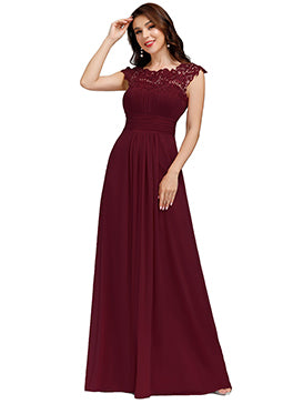Burgundy Brautjungfernkleider