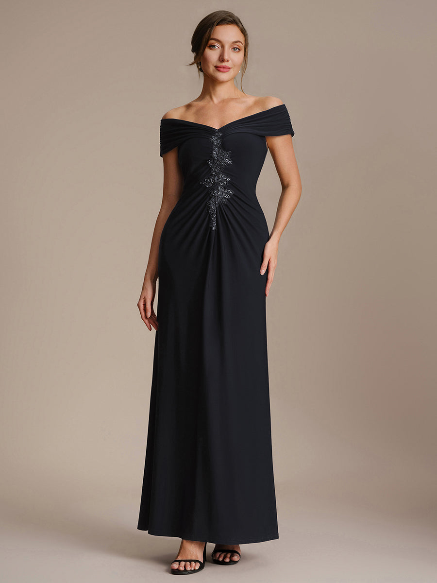 Maxil?nge V-Ausschnitt Etui-Kleid Aus Mesh Elegante Details Figurbetonender Schnitt Kleid #Farbe_Schwarz