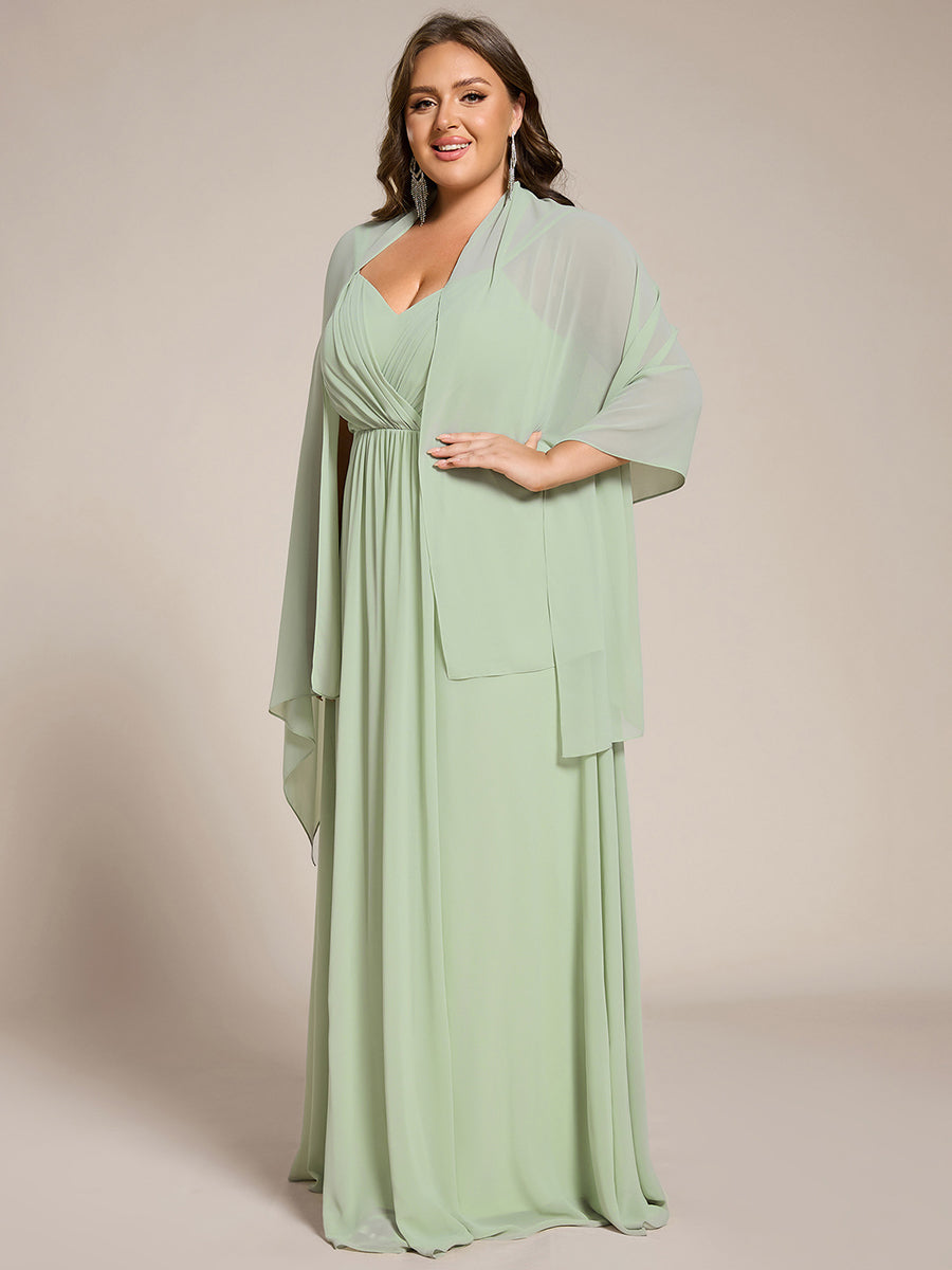 Elegante Chiffon-Stola für besondere Anlässe #Farbe_Mintgrün