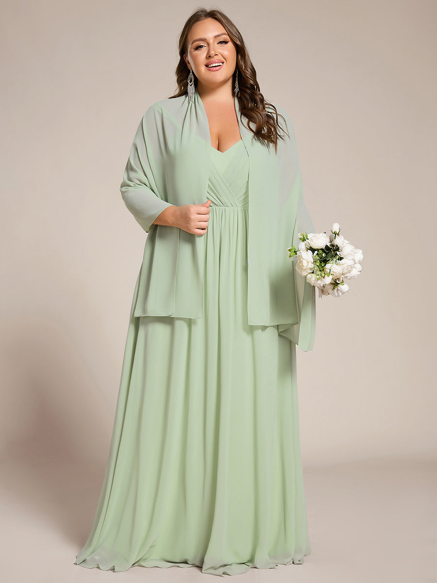 Elegante Chiffon-Stola für besondere Anlässe #Farbe_Mintgrün