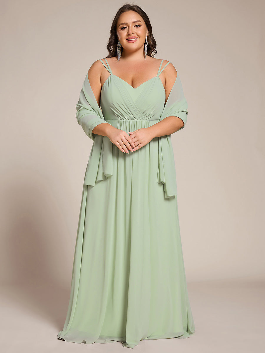 Elegante Chiffon-Stola für besondere Anlässe #Farbe_Mintgrün