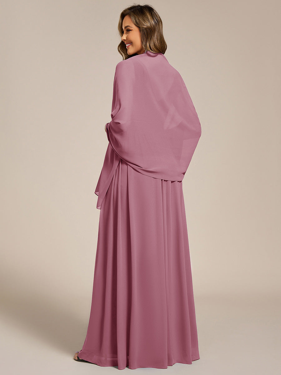 Elegante Chiffon-Stola für besondere Anlässe #Farbe_Orchid