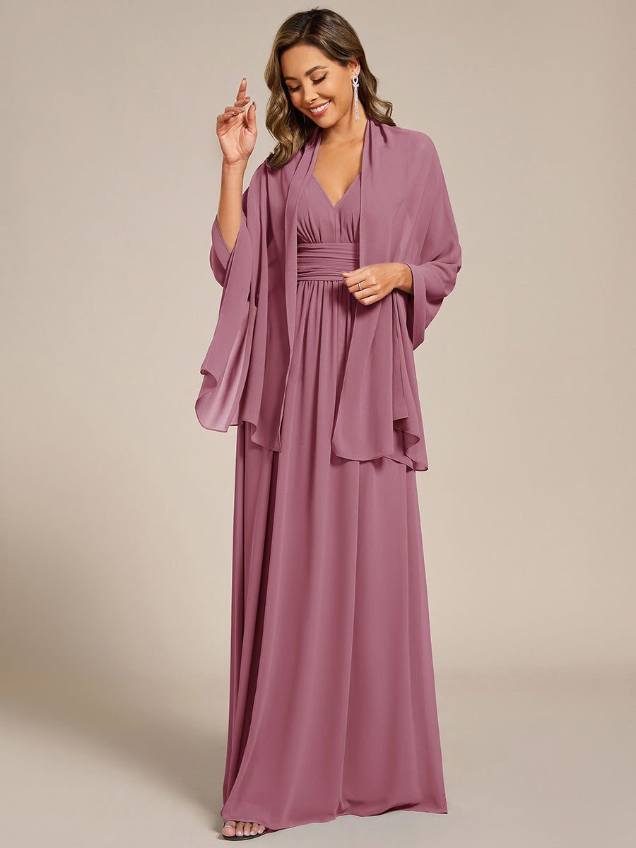 Elegante Chiffon-Stola für besondere Anlässe #Farbe_Orchid