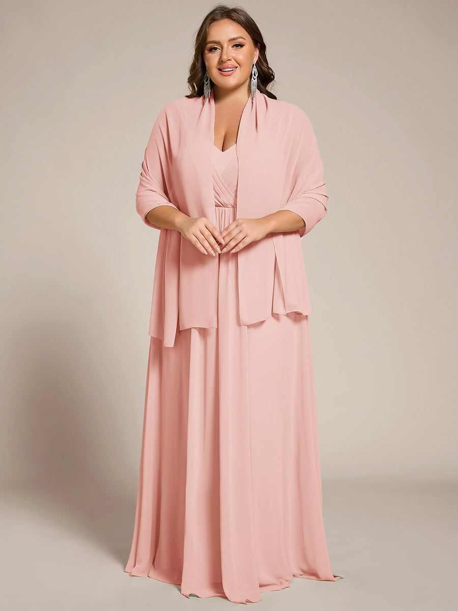 Elegante Chiffon-Stola für besondere Anlässe #Farbe_Rosa