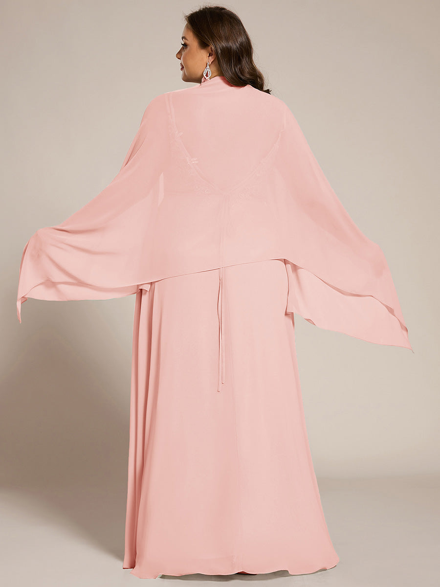 Elegante Chiffon-Stola für besondere Anlässe #Farbe_Rosa